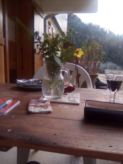 ארשה L'Appartement Les Bossons En Lisiere De Foret Dans Le Chalet Genepi מראה חיצוני תמונה